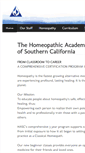 Mobile Screenshot of homeopathic-academy.net