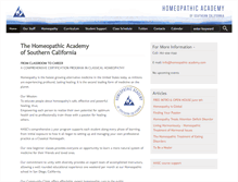 Tablet Screenshot of homeopathic-academy.net